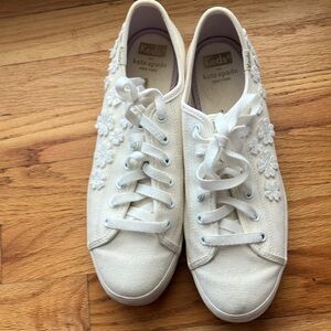 Keds for Kate Spade New York white floral sneakers